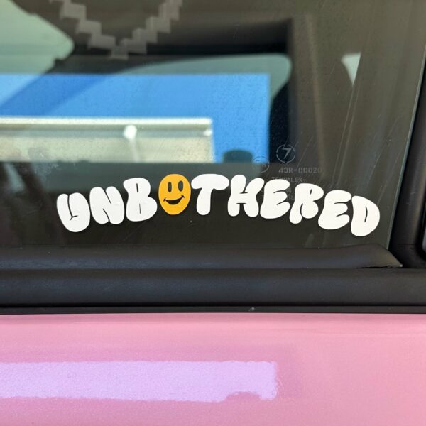 Unbothered Sticker